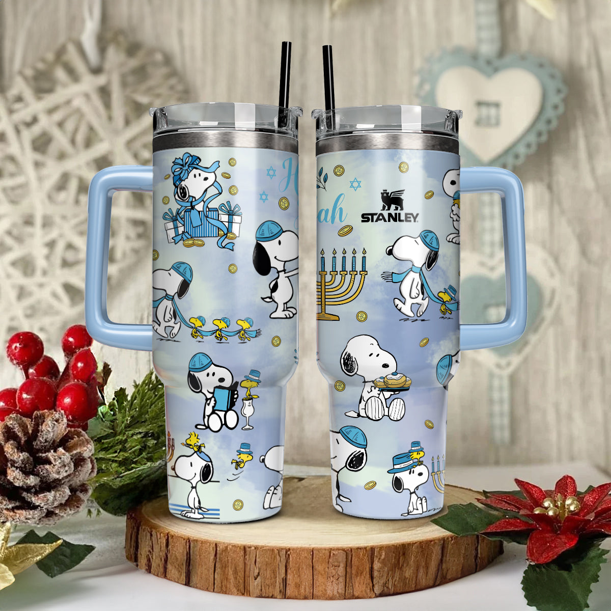 Snoopy Hanukkah Dog Tumbler 40oz - 411HLHNTB039