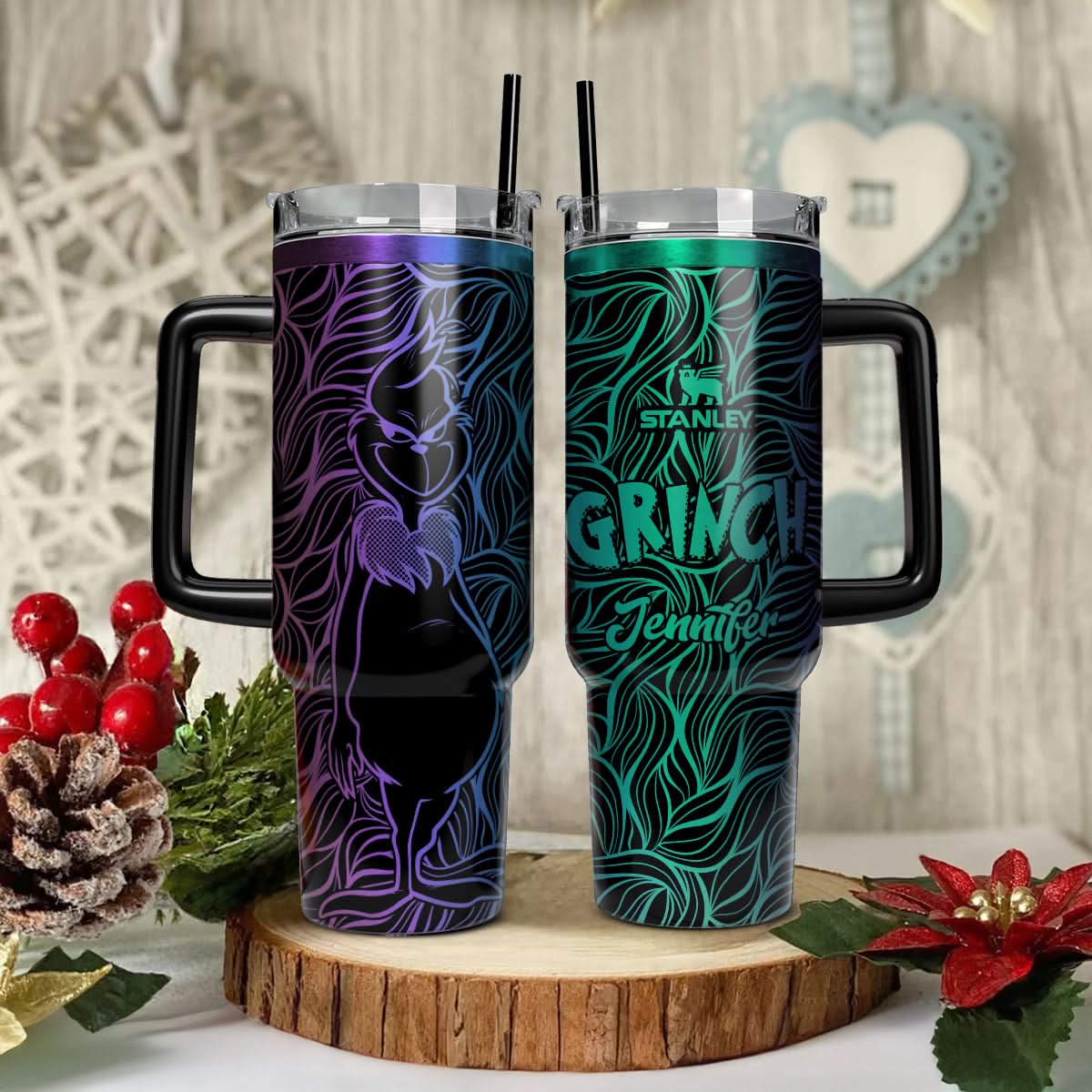 Custom Grinch Movie 40oz Tumbler - 410QAHNTB001