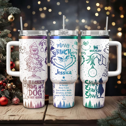 Custom Grinch Movie 40oz Tumbler - 410TTHNTB006