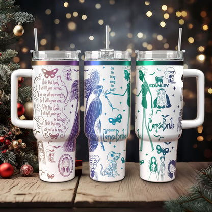 Couple Corpse Bride 40oz Tumbler - 409HLHNTB156