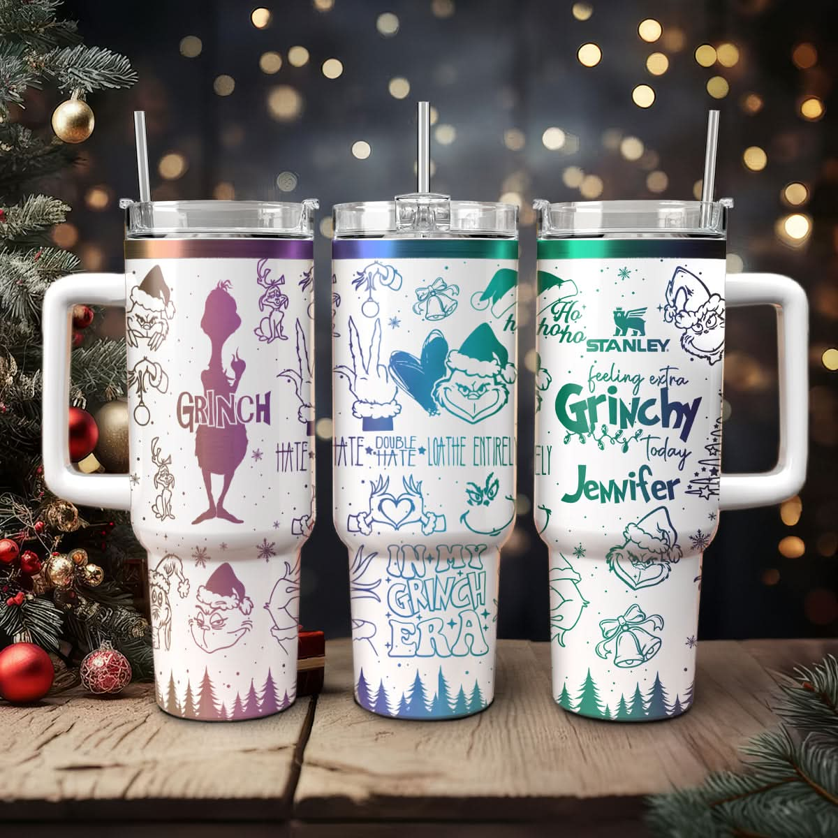 Custom Grinch Movie 40oz Tumbler - 410TTHNTB022