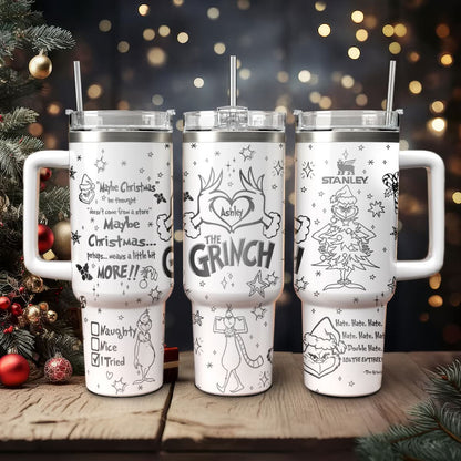 Custom Grinch Movie 40oz Tumbler - 410QAHNTB004