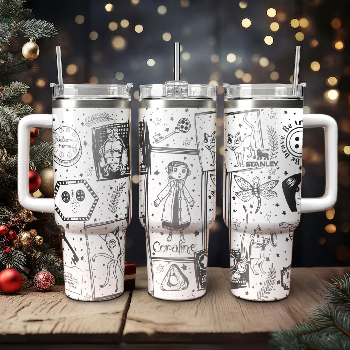 Coraline Movies 40oz Tumbler - 409HLHNTB178