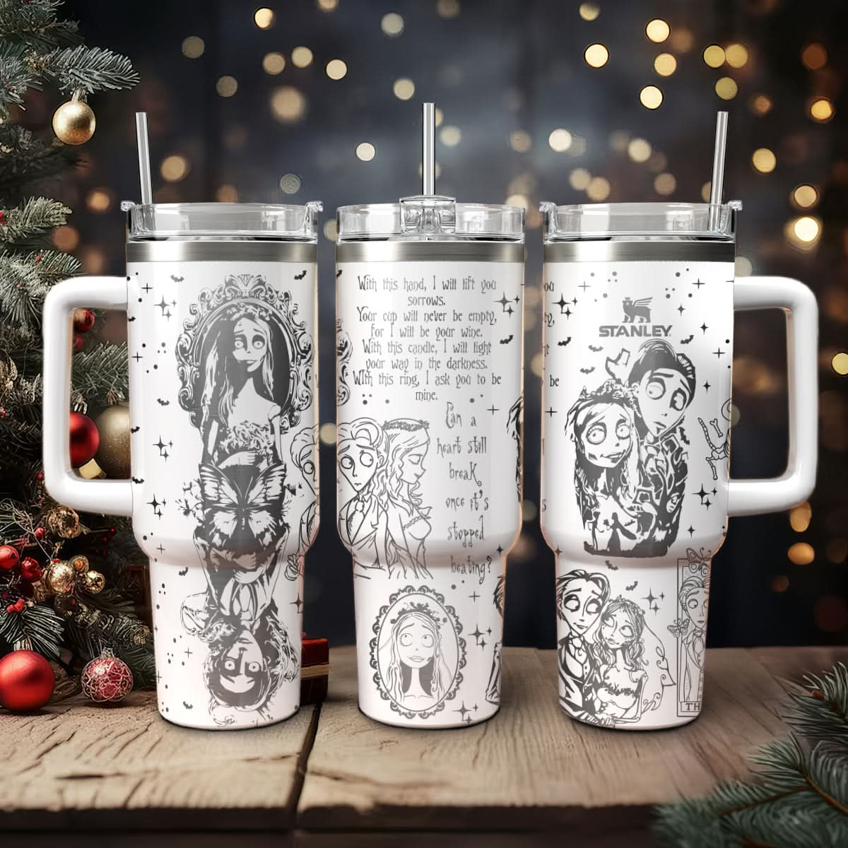 Corpse Bride 40oz Tumbler - 409HLHNTB166