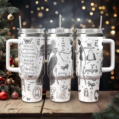 Couple Corpse Bride 40oz Tumbler - 409HLHNTB156