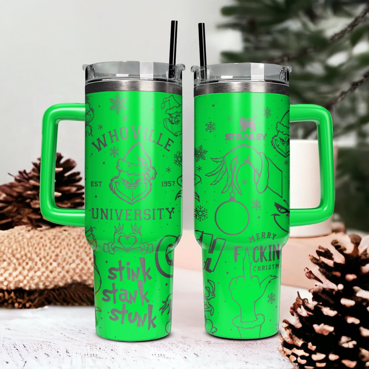 Grinch Whoville Movie 40oz Tumbler -410HLHNTB005