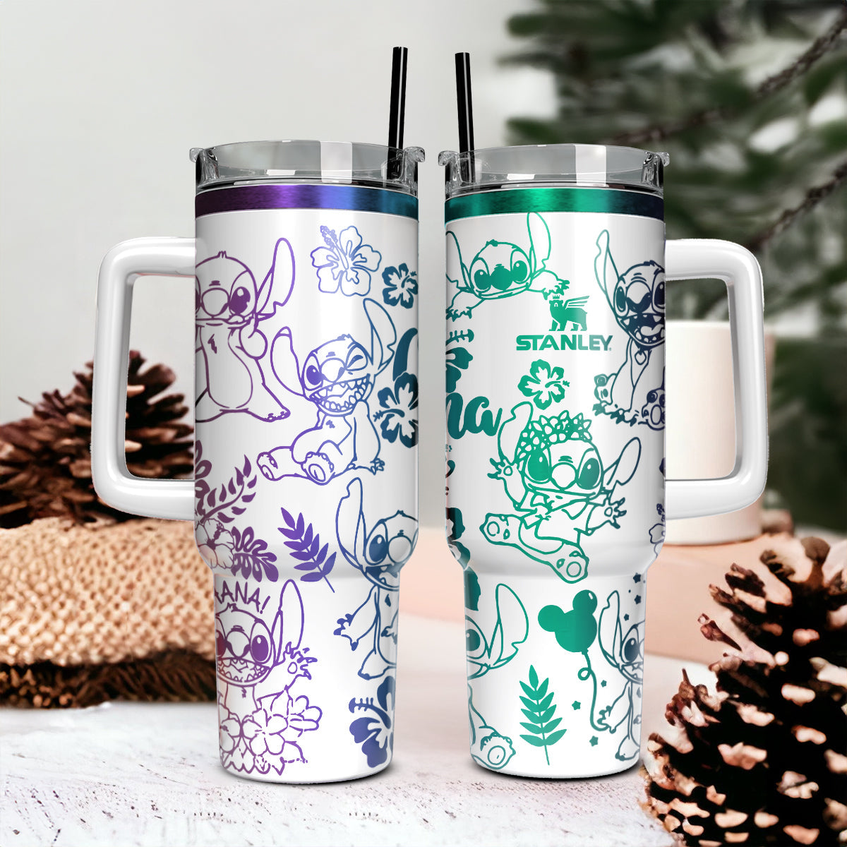 Stitch Ohana 40oz Tumbler - 412HLHNTB014