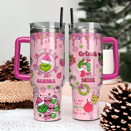 Custom Grinch 40oz Tumbler - 410QAHNTB025