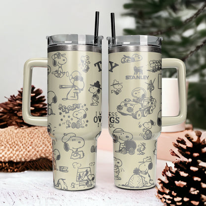 Peanuts Dog 40oz Tumbler- 411HLHNTB038