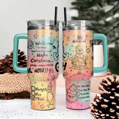 Custom Grinch Movie 40oz Tumbler - 410QAHNTB004