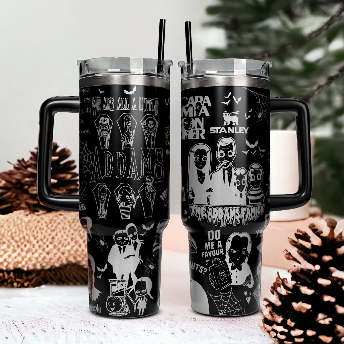 Wednesday Addams 40oz Tumbler - 409TTHNTB006