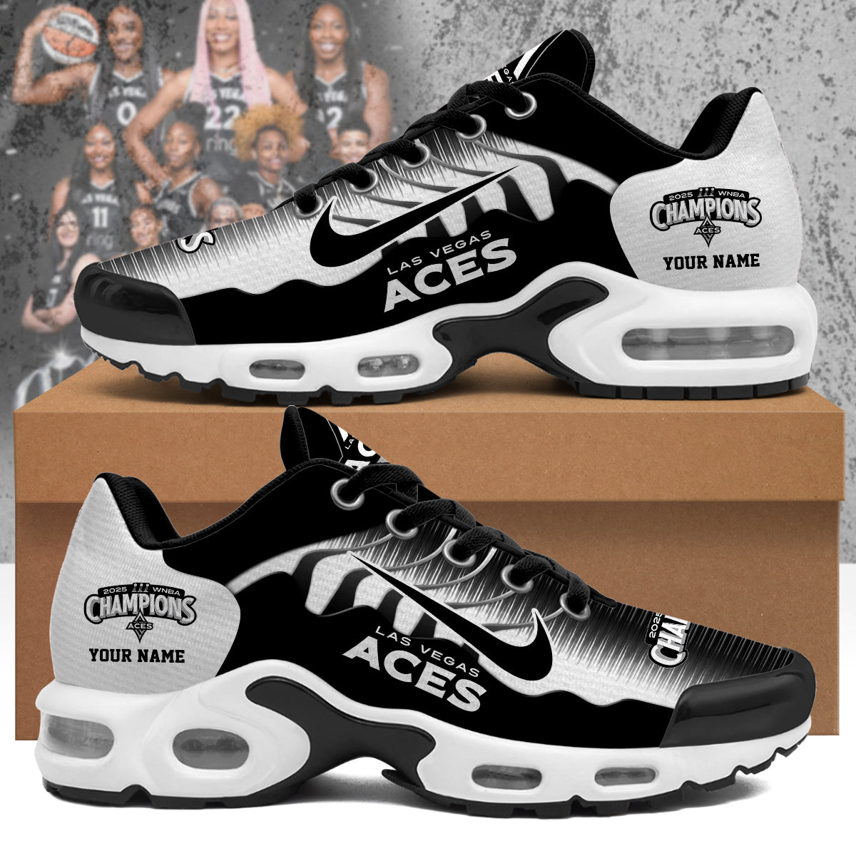 Las Vegas Aces 2025 WNBA Champions Shoes