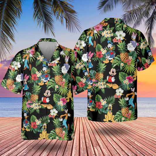 DN Mouse and Friends Hawaiian Shirt- 406TTHNHS113