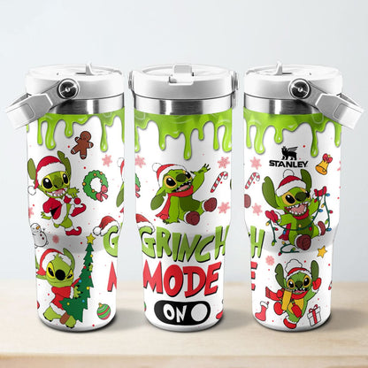 Stitch Grinch Movie IceFlow 40oz Custom Tumbler - 410TTHNTB007