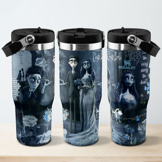 Halloween Corpse Bride IceFlow 40oz Tumbler - 409HLHNTB171