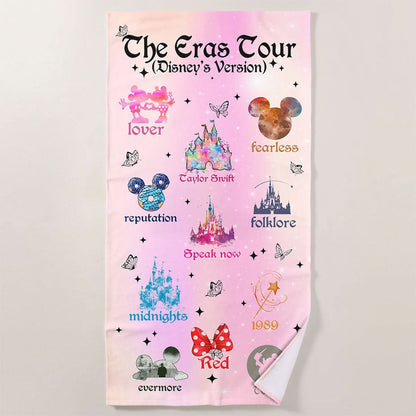 Disney Swiftie Mashup Beach Towel- 406TTHNBT161