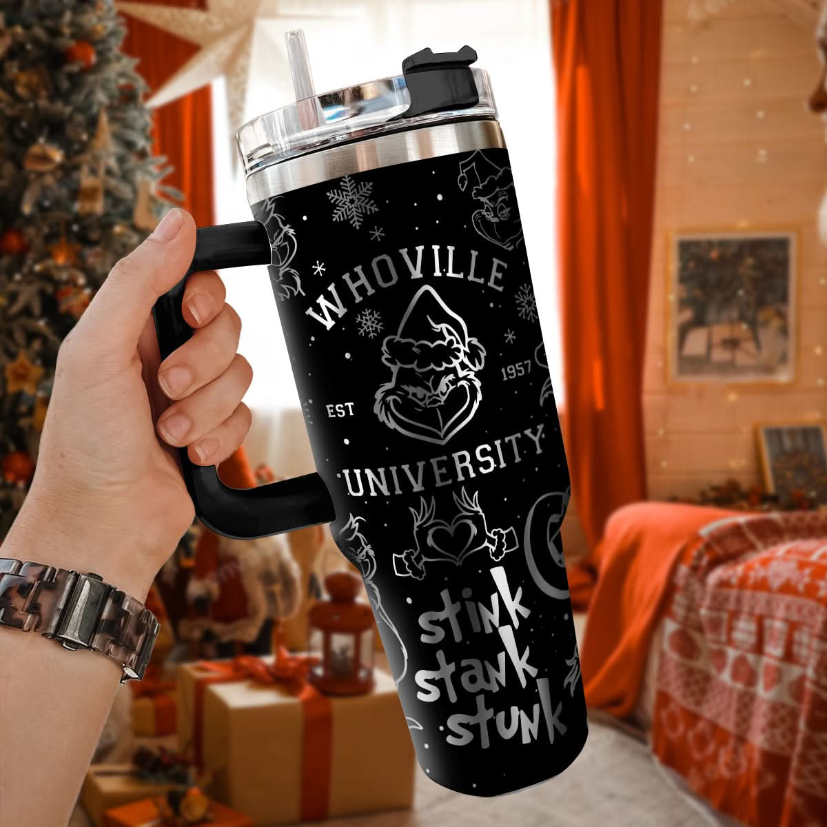 Grinch Whoville Movie 40oz Tumbler -410HLHNTB005