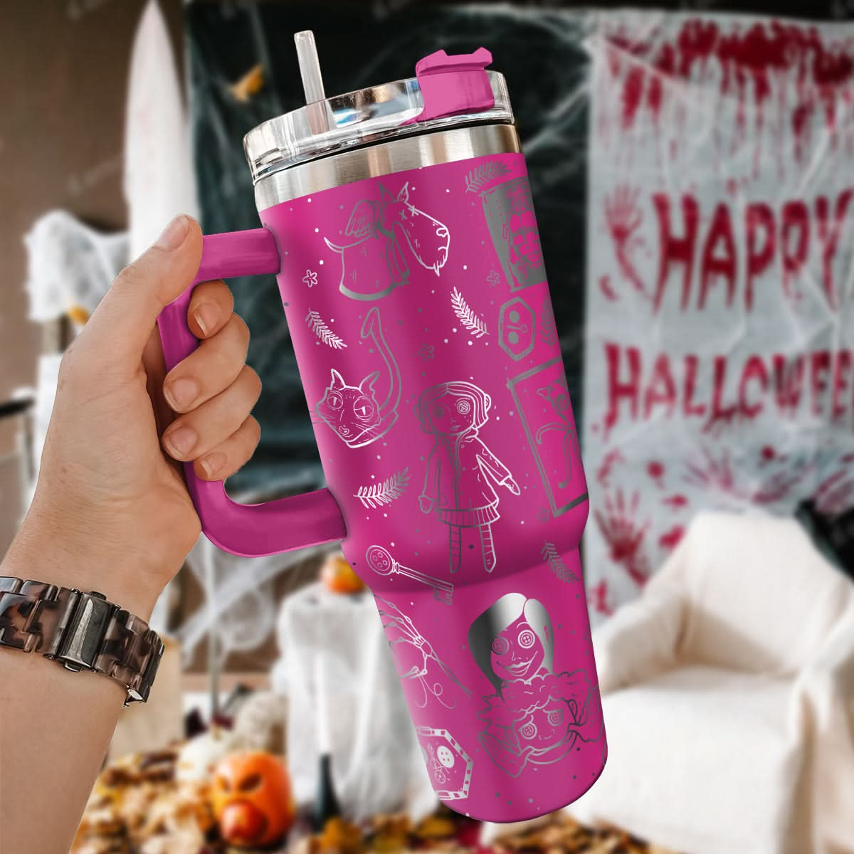 Coraline Custom 40oz Tumbler - 410TTHNTB002