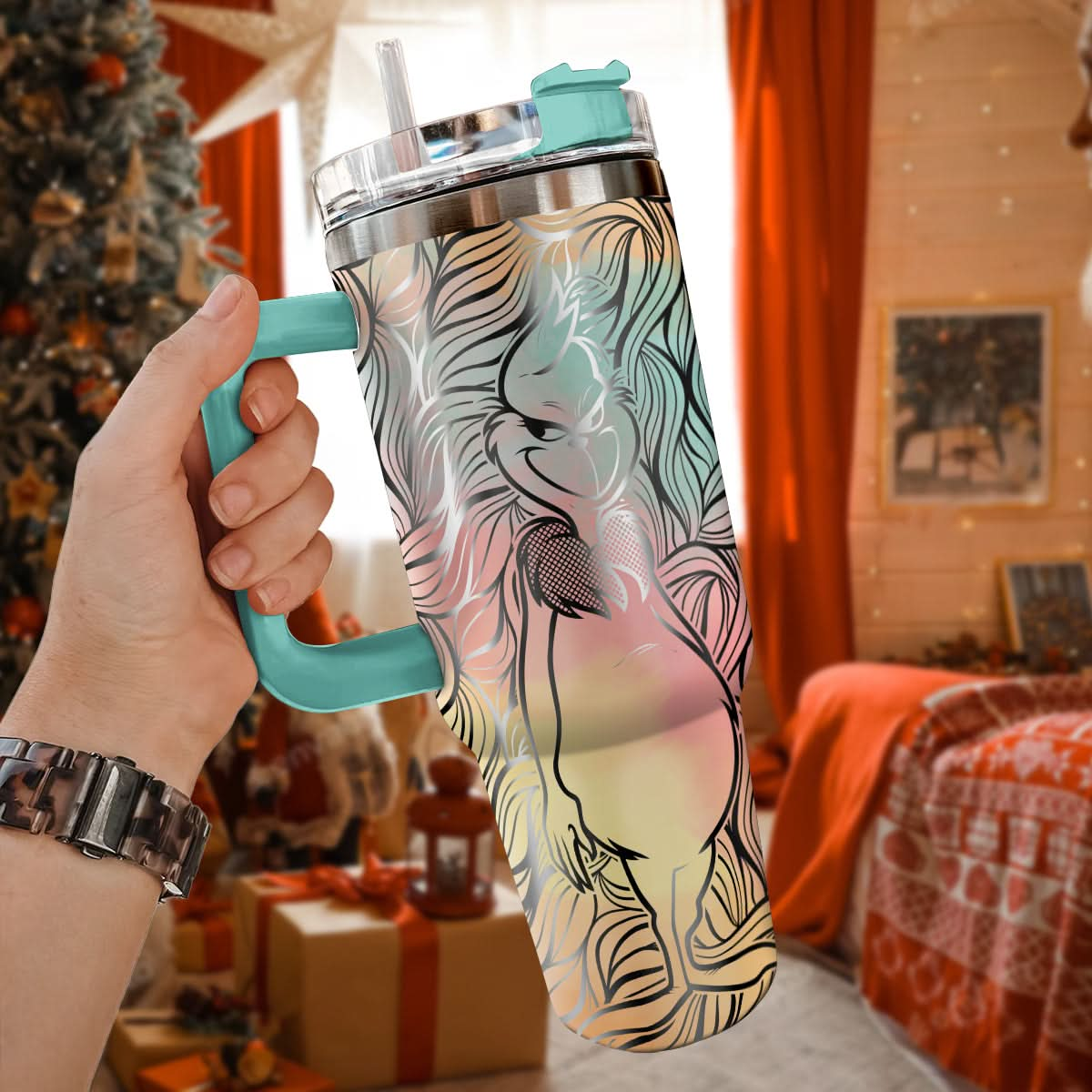 Custom Grinch Movie 40oz Tumbler - 410QAHNTB001