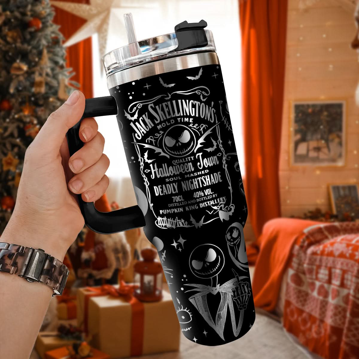 Jack Nightmare Before Xmas 40oz Tumbler - 409HLHNTB146