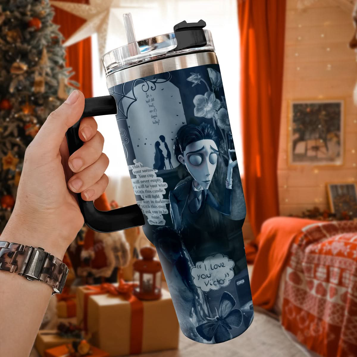 Corpse Bride 40oz Tumbler - 409HLHNTB171