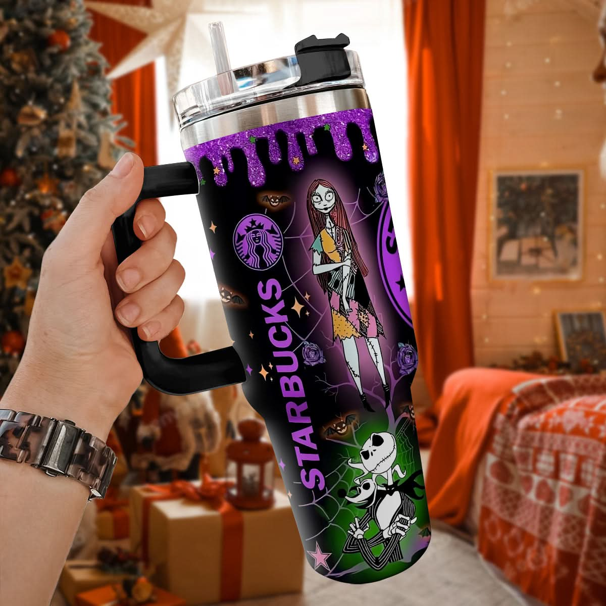 Nightmare Starbucks 40oz Tumbler - 409VTHNTB028