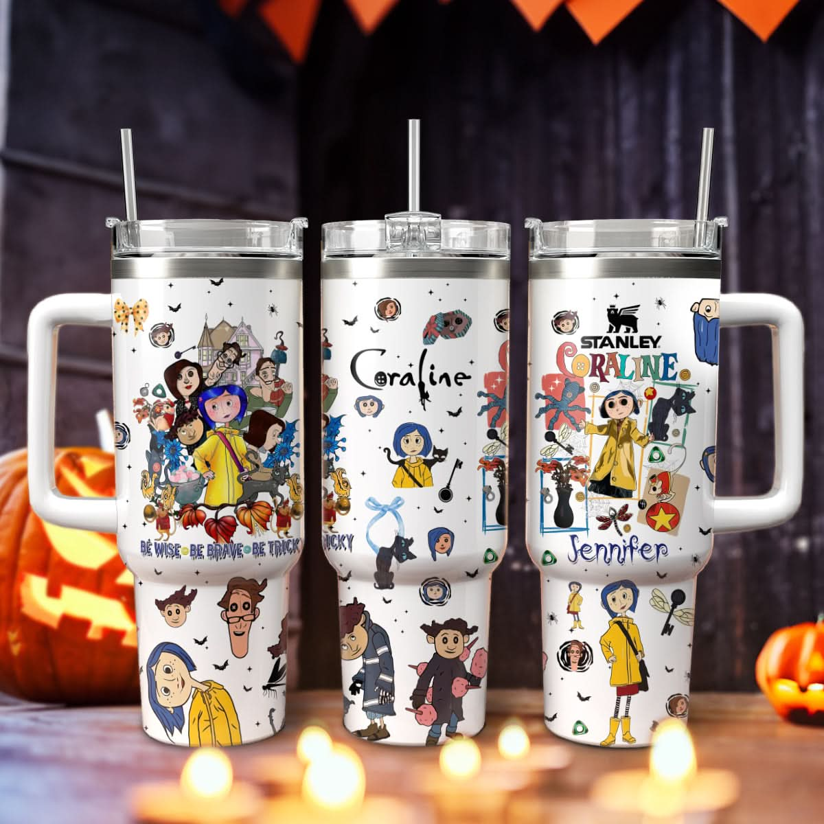 Custom Coraline Movie 40oz Tumbler - 410TTHNTB004