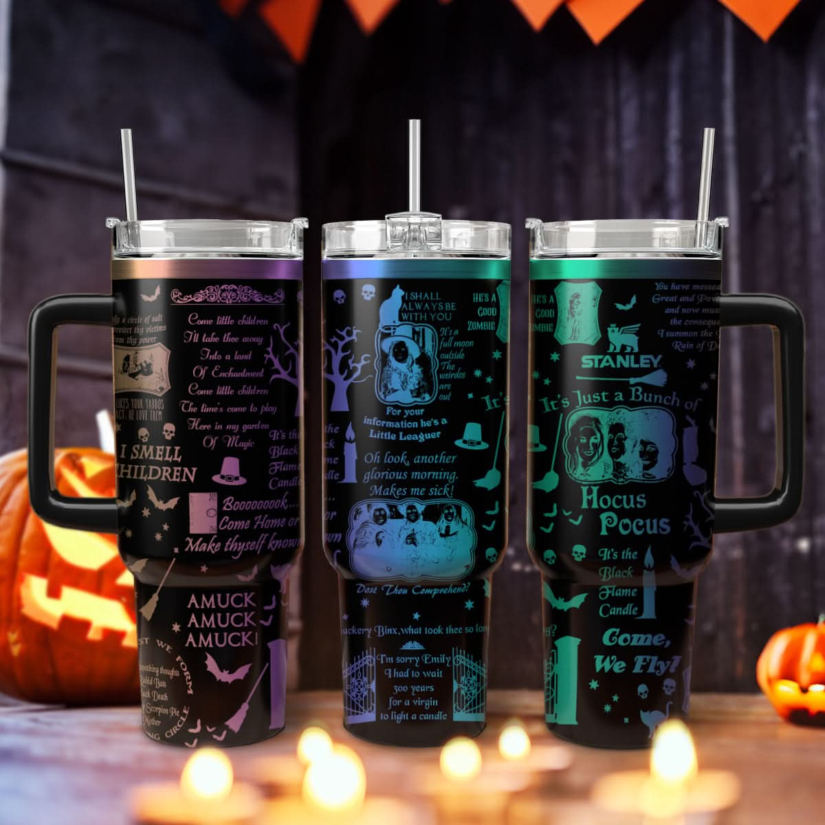 Hocus Pocus Graphic Novel 40oz Tumbler - 409VTHNTB018