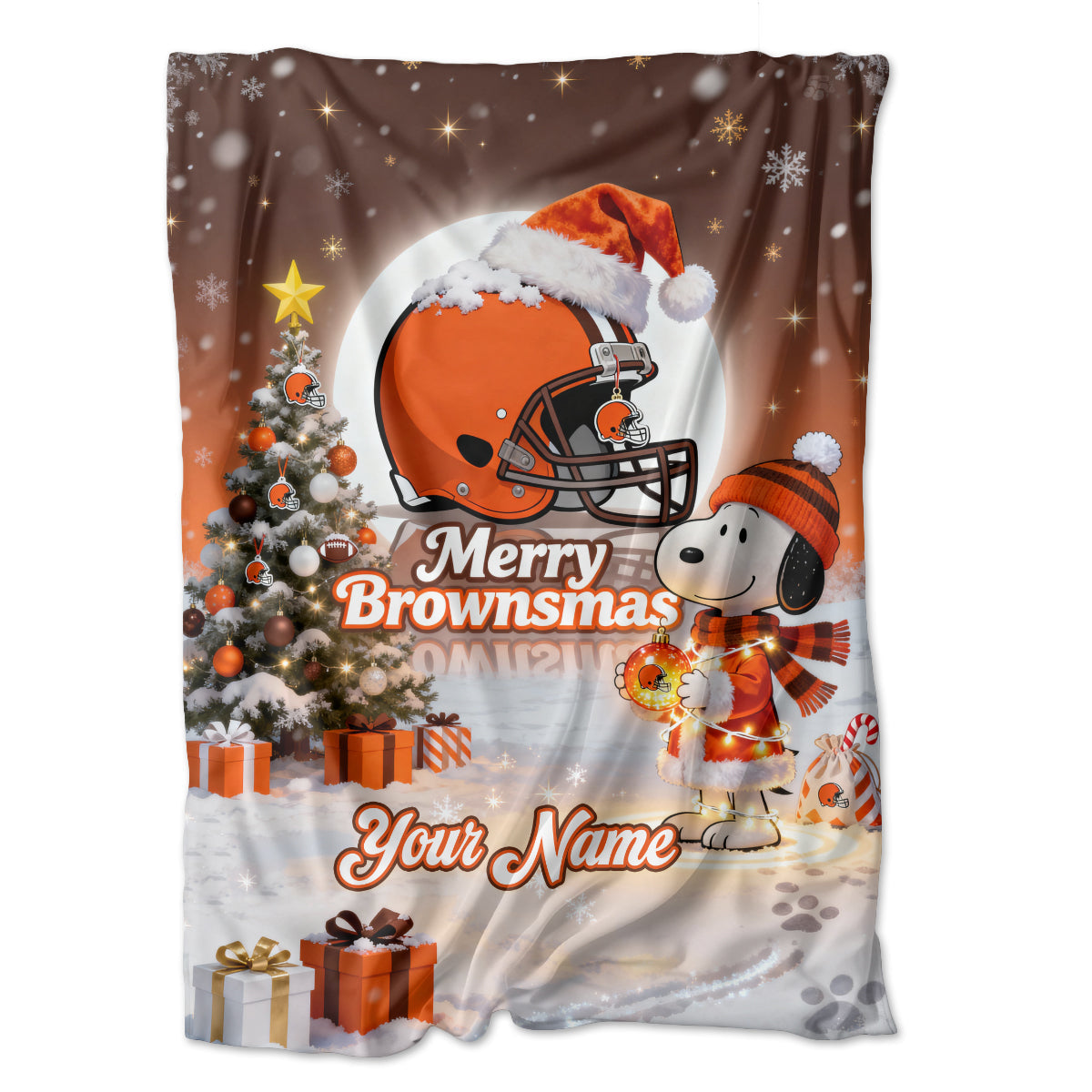 CB x SNP | Premium Christmas Fleece Blanket & Throw Pillow