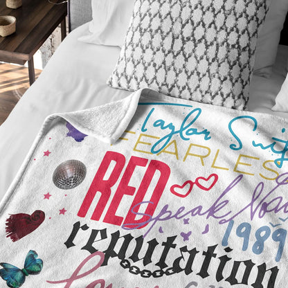 Custom Name Swiftie - Albums Taylor Swift Blanket 407HLHNBL044