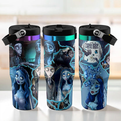 Halloween Corpse Bride IceFlow 40oz Tumbler - 409HLHNTB167