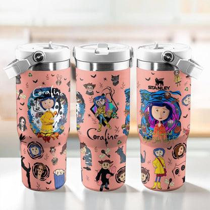 Coraline Movie IceFlow 40oz Tumbler - 410HLHNTB002