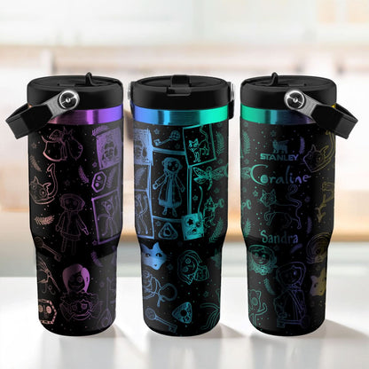 Coraline Custom IceFlow 40oz Tumbler - 410TTHNTB002