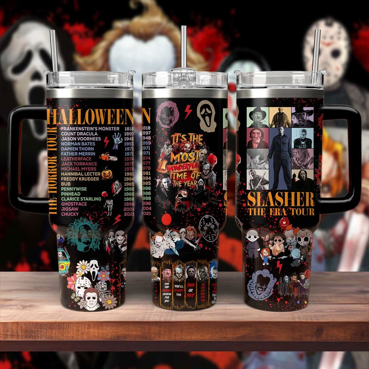 Horror Characters Eras Tour 40oz Tumbler - 406TTTLTB075