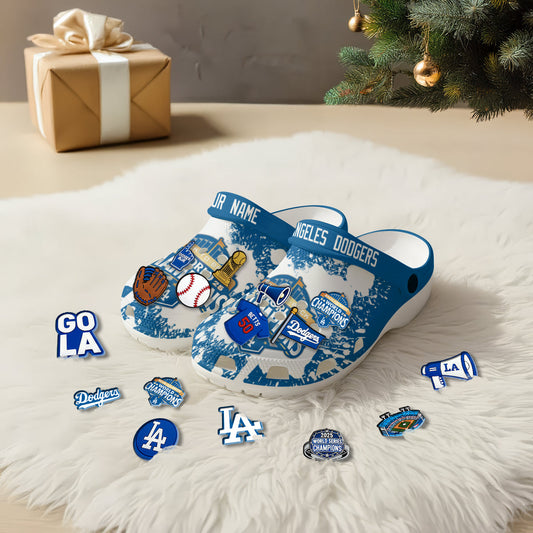 LAD World Series Champions Clogs - Charms Gift Set