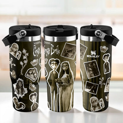 Halloween Corpse Bride IceFlow 40oz Tumbler - 409HLHNTB170