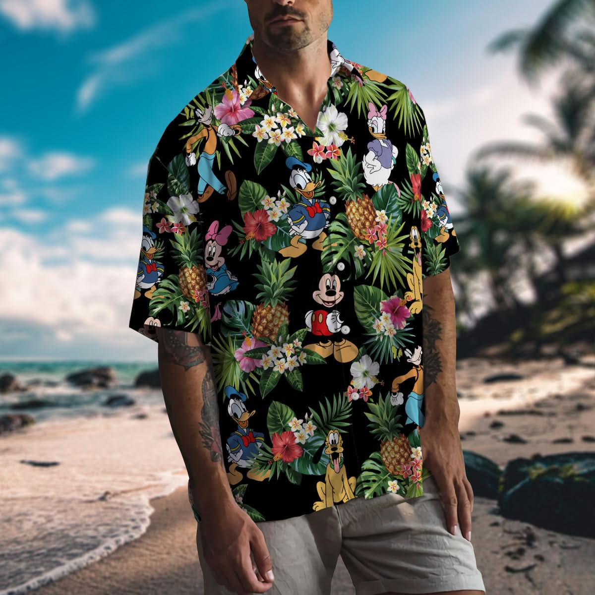 DN Mouse and Friends Hawaiian Shirt- 406TTHNHS113