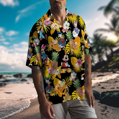 Mouse and Friends Hawaiian Summer Shirt- 406TTHNHS114