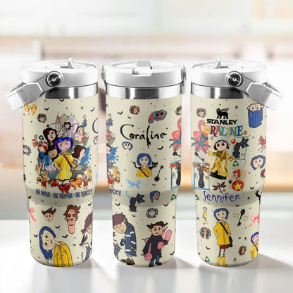 Custom Coraline IceFlow 40oz Tumbler - 410TTHNTB004