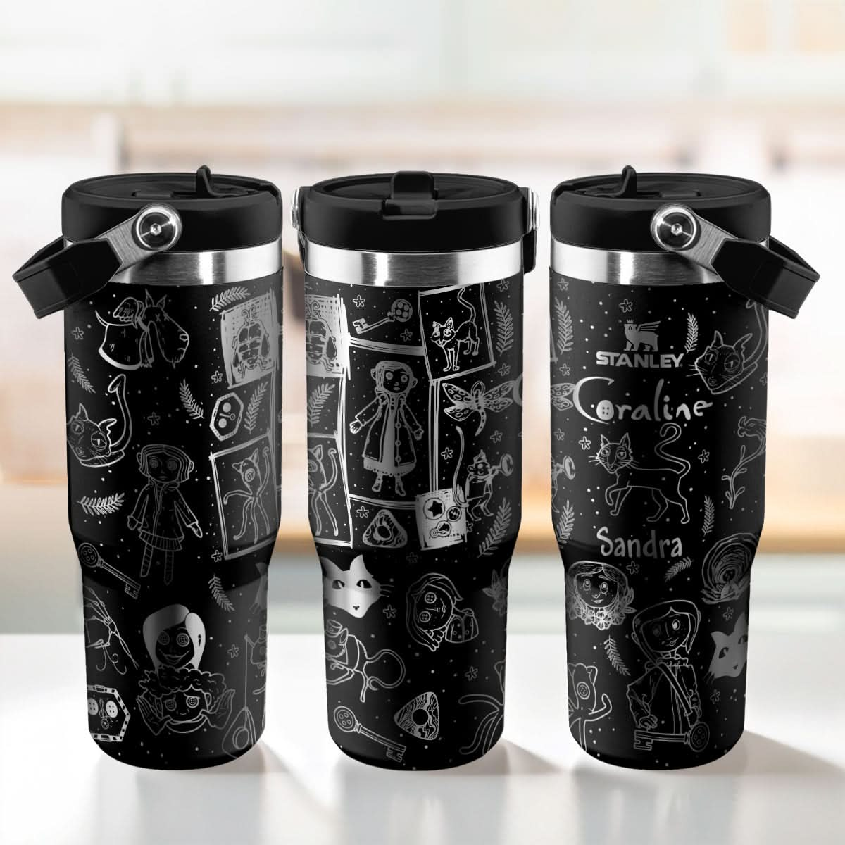 Coraline Custom IceFlow 40oz Tumbler - 410TTHNTB002