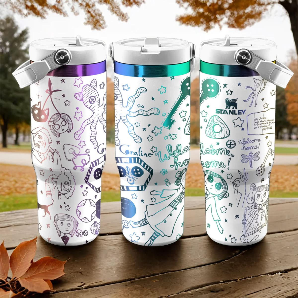 Coraline Custom IceFlow 40oz Tumbler - 410TTHNTB003