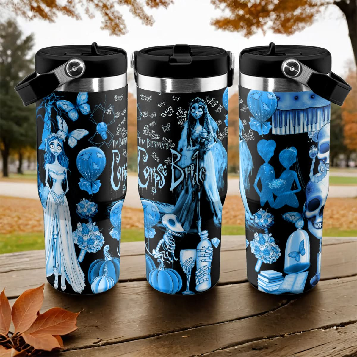 Halloween Corpse Bride IceFlow 40oz Tumbler - 409HLHNTB161