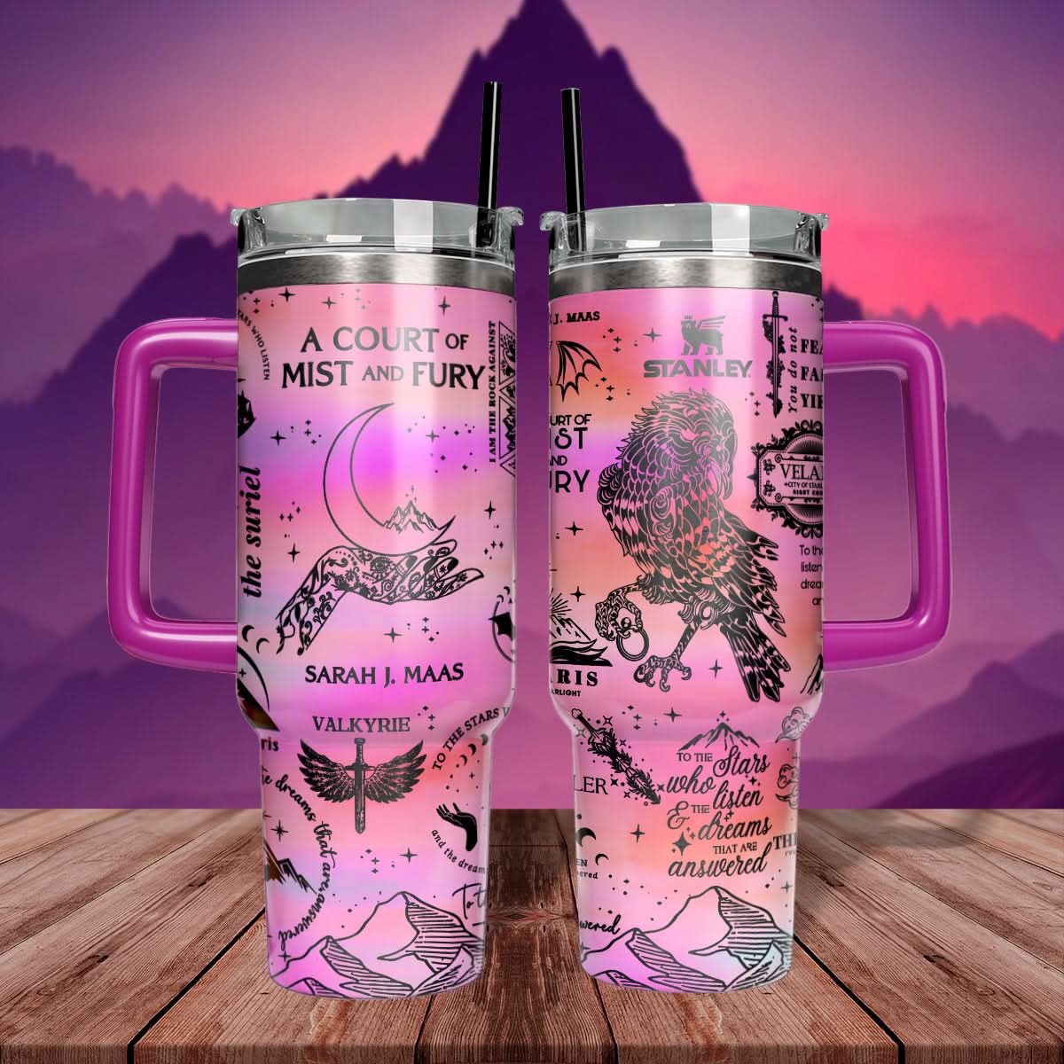 A Court of Mist and Fury 40oz Tumbler - 407VTHNTB007