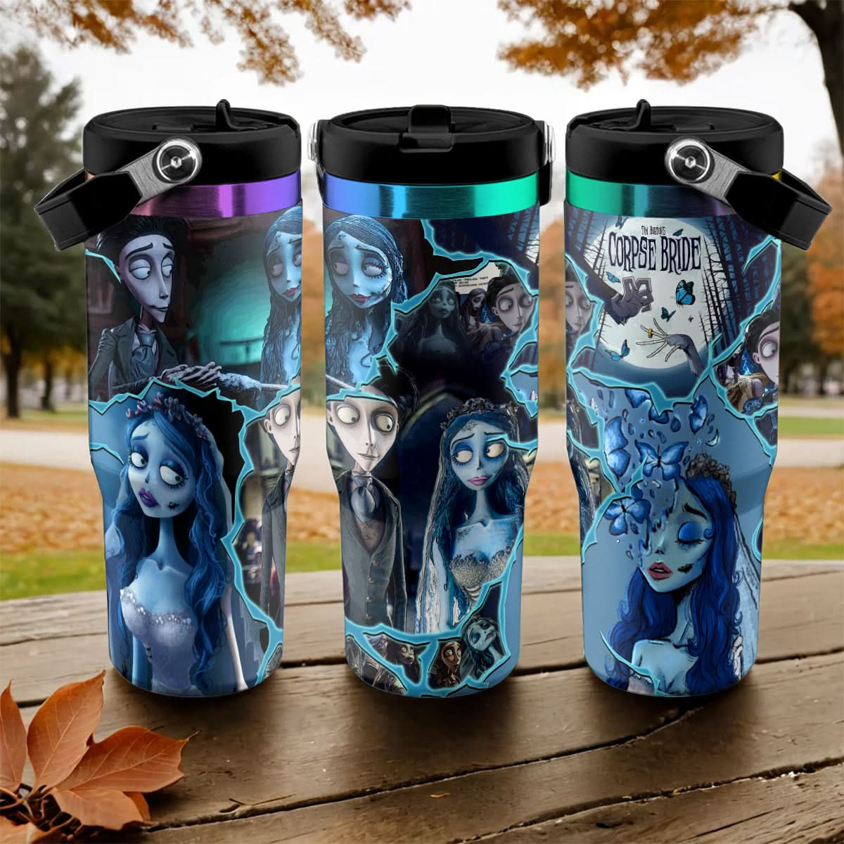 Halloween Corpse Bride IceFlow 40oz Tumbler - 409HLHNTB167