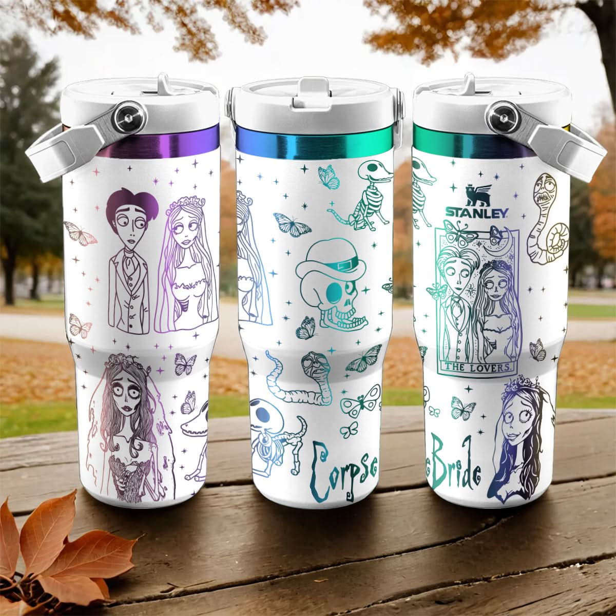 Corpse Bride Halloween IceFlow 40oz Tumbler - 409HLHNTB157