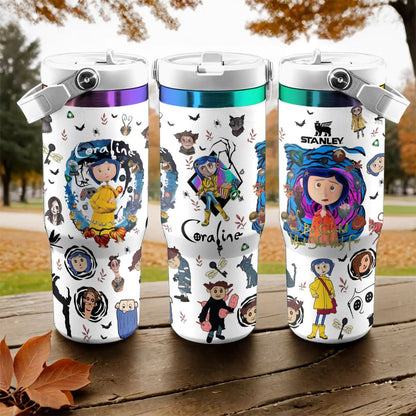 Coraline Movie IceFlow 40oz Tumbler - 410HLHNTB002