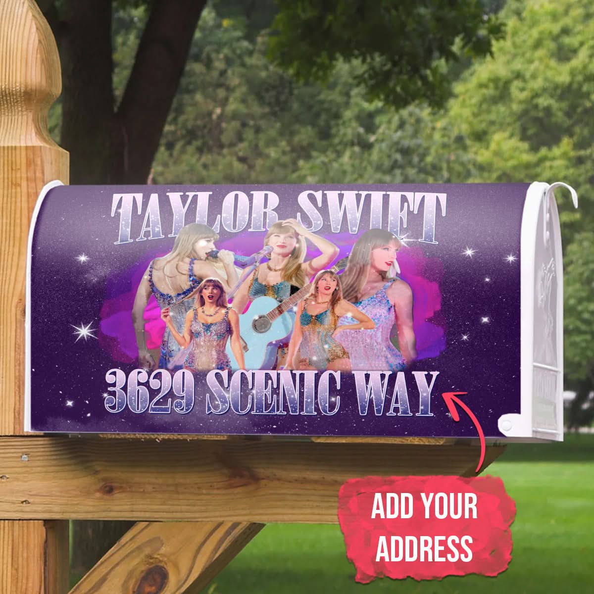 Taylor Swift Era Tour Mailbox Cover- 406TTHNMC136