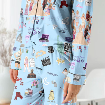 Eras Tour Pajama Set 408VTHNPJ017