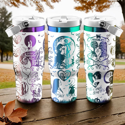 Jack & Sally Forever IceFlow 40oz Tumbler - 408VTHNTB030