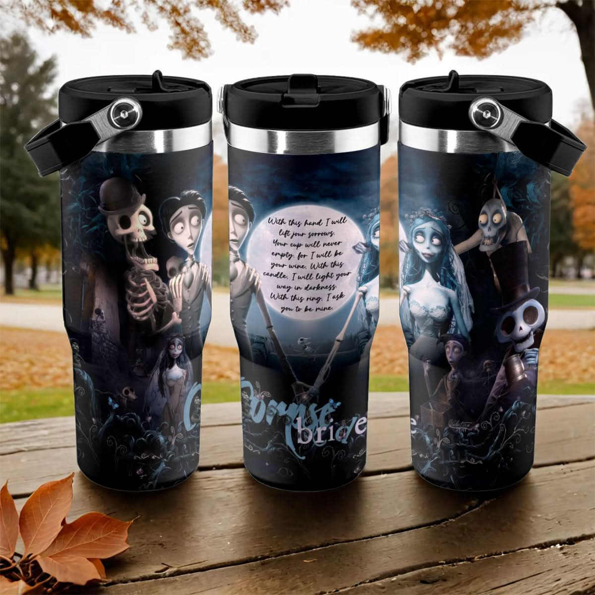 Halloween Corpse Bride IceFlow 40oz Tumbler - 409VTHNTB058